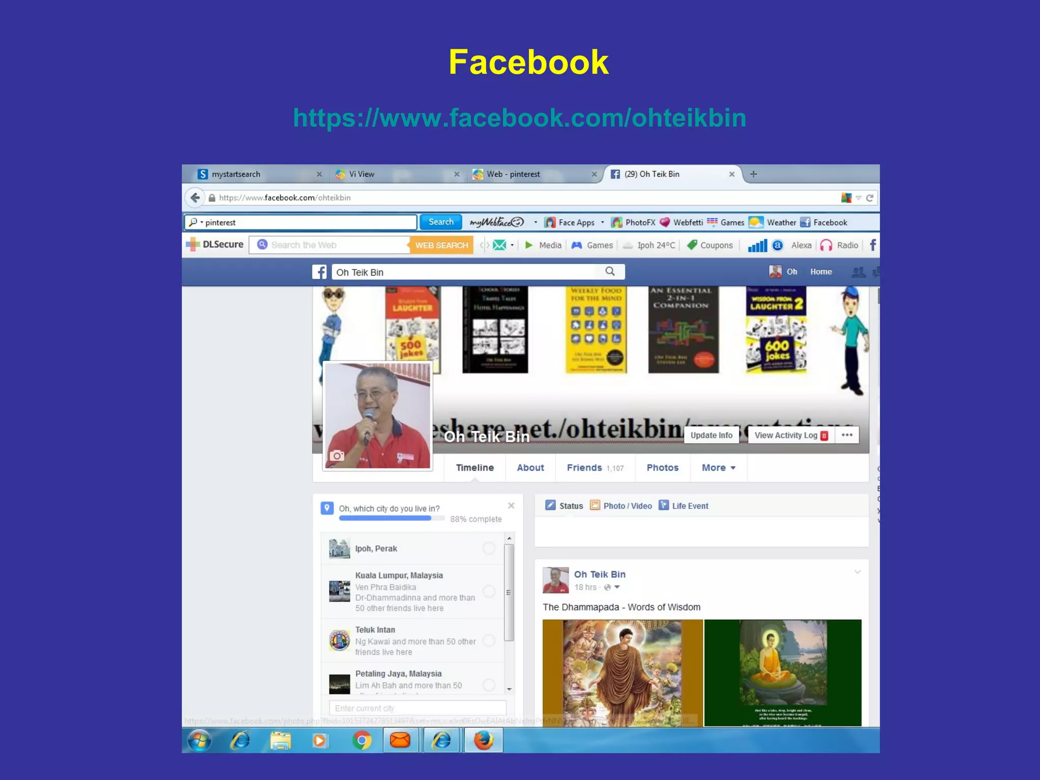 8
Facebook
https://www.facebook.com/ohteikbin