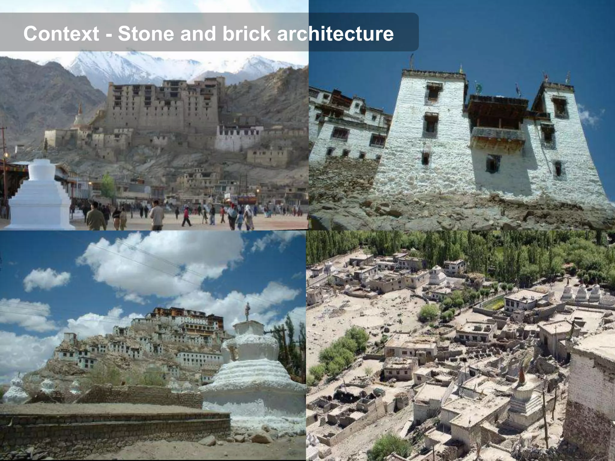 Context - Stone and brick architecture
 