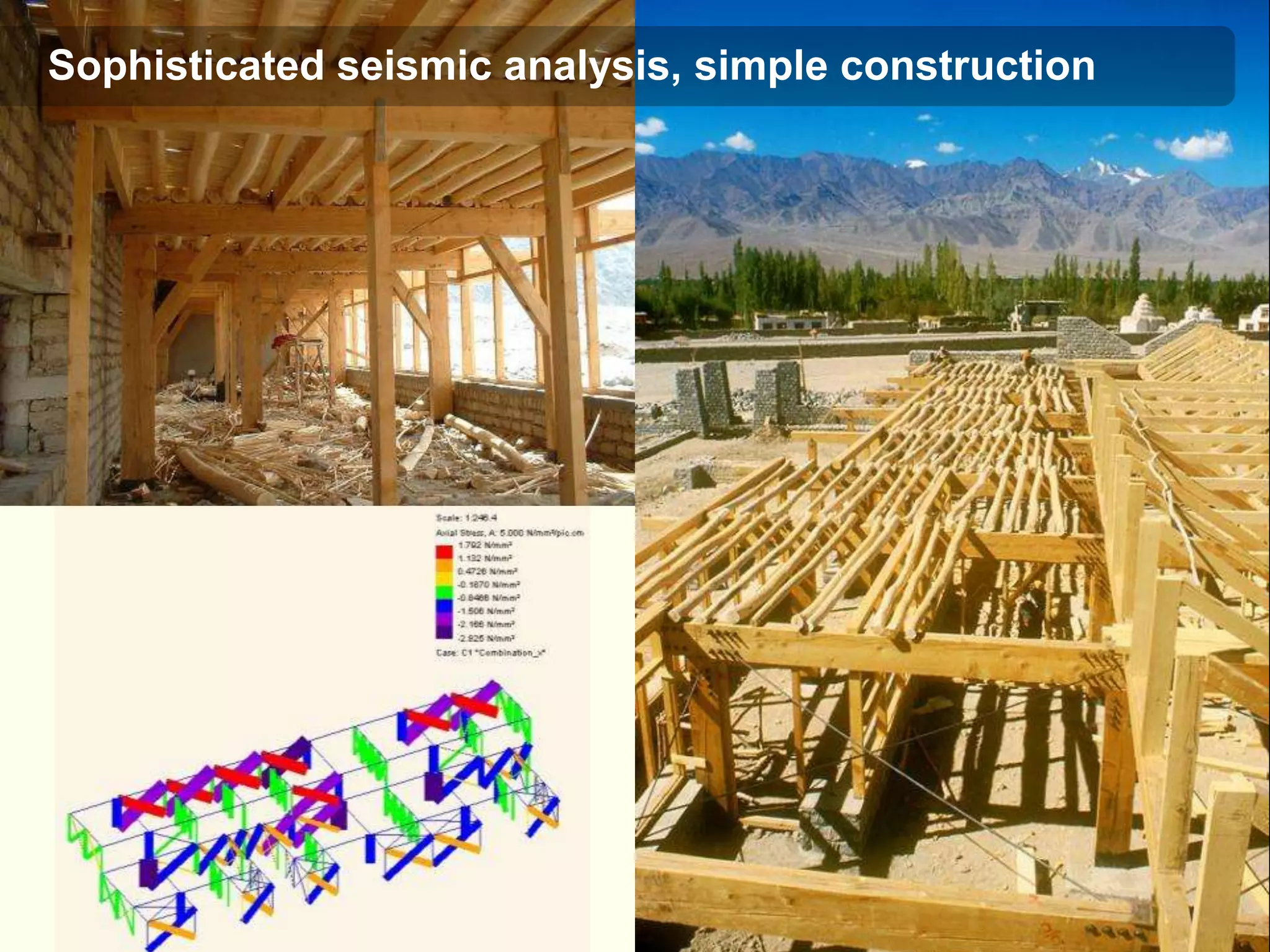 Sophisticated seismic analysis, simple construction
 