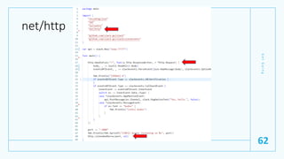 net/http
G
e
t
G
o
i
n
g
62
 