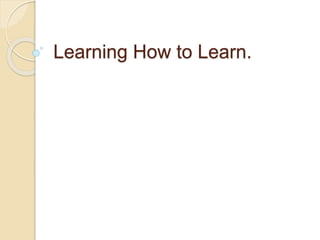 Learning How to Learn.
 