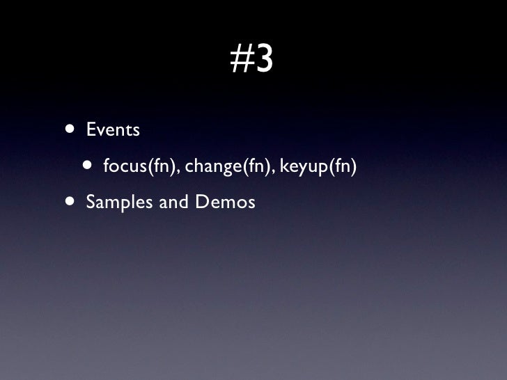 Learning How To Use Jquery 5