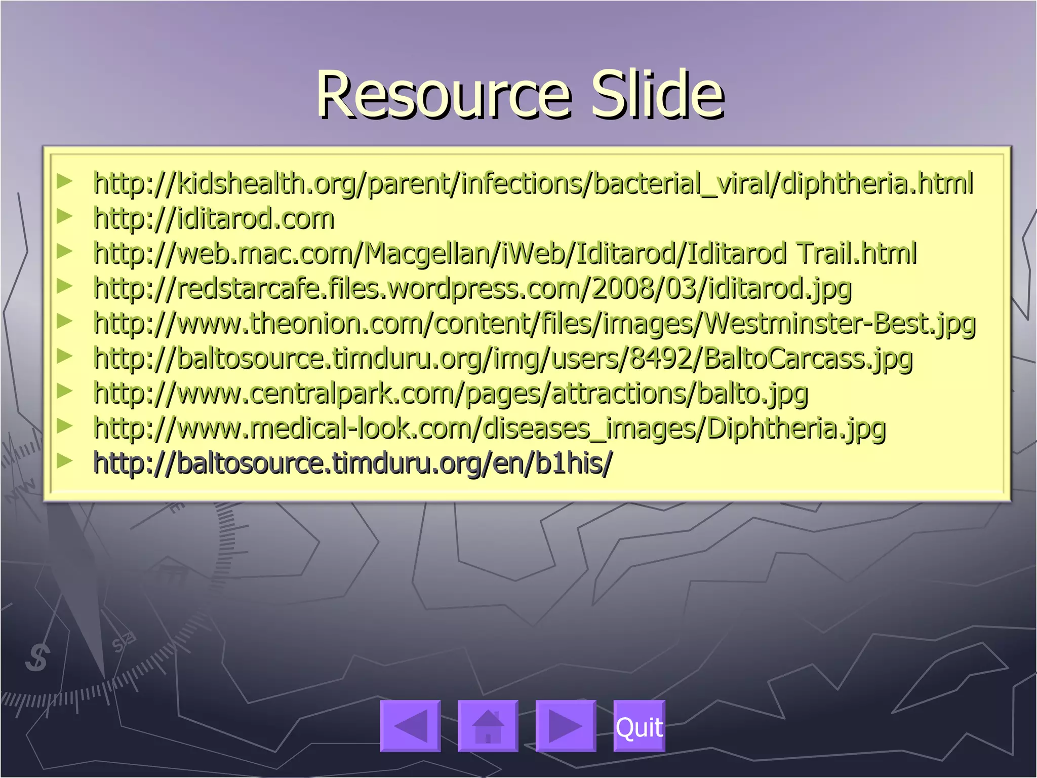 Musher’s and Dogs Each team is made up of one musher and 12-16 dogs. Most dogs that entire the race are huskies, which are part wolf. The mushers and dogs need to work together in order for them to finish the race successfully. It is one of the few ultimate tests of teamwork.  