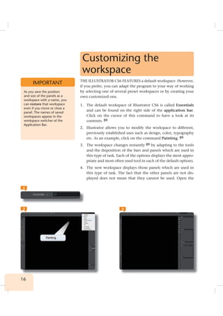 Learning Illustrator CS6 with 100 practical exercises | PDF