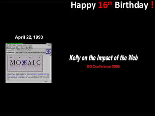 Slide:  Happy  16 th  Birthday  ! April 22, 1993 
