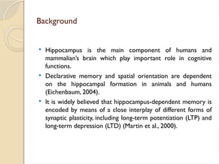 Learning induces long term potentiation in the hippocampus by mudassar.pptx