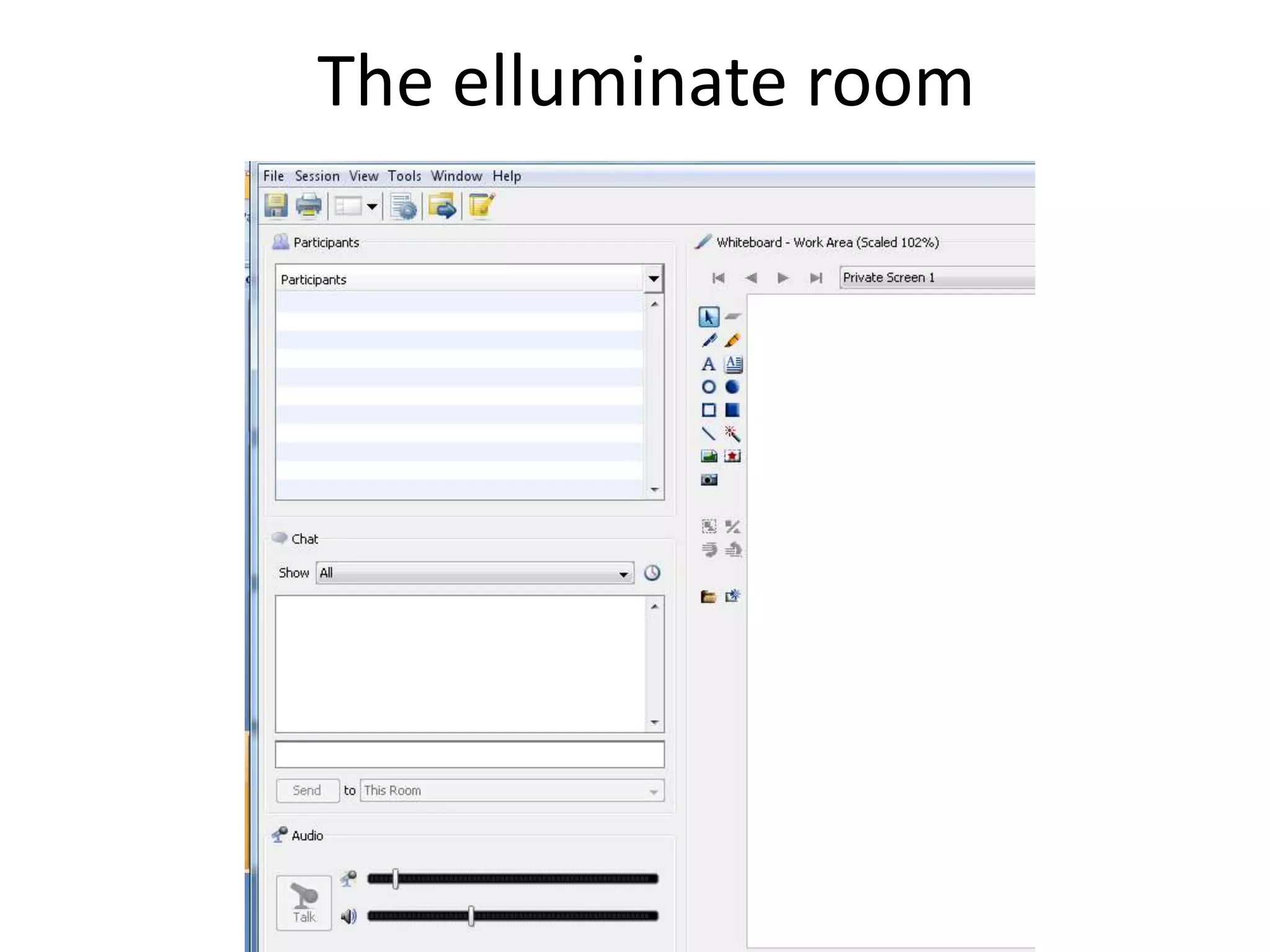 The elluminate room