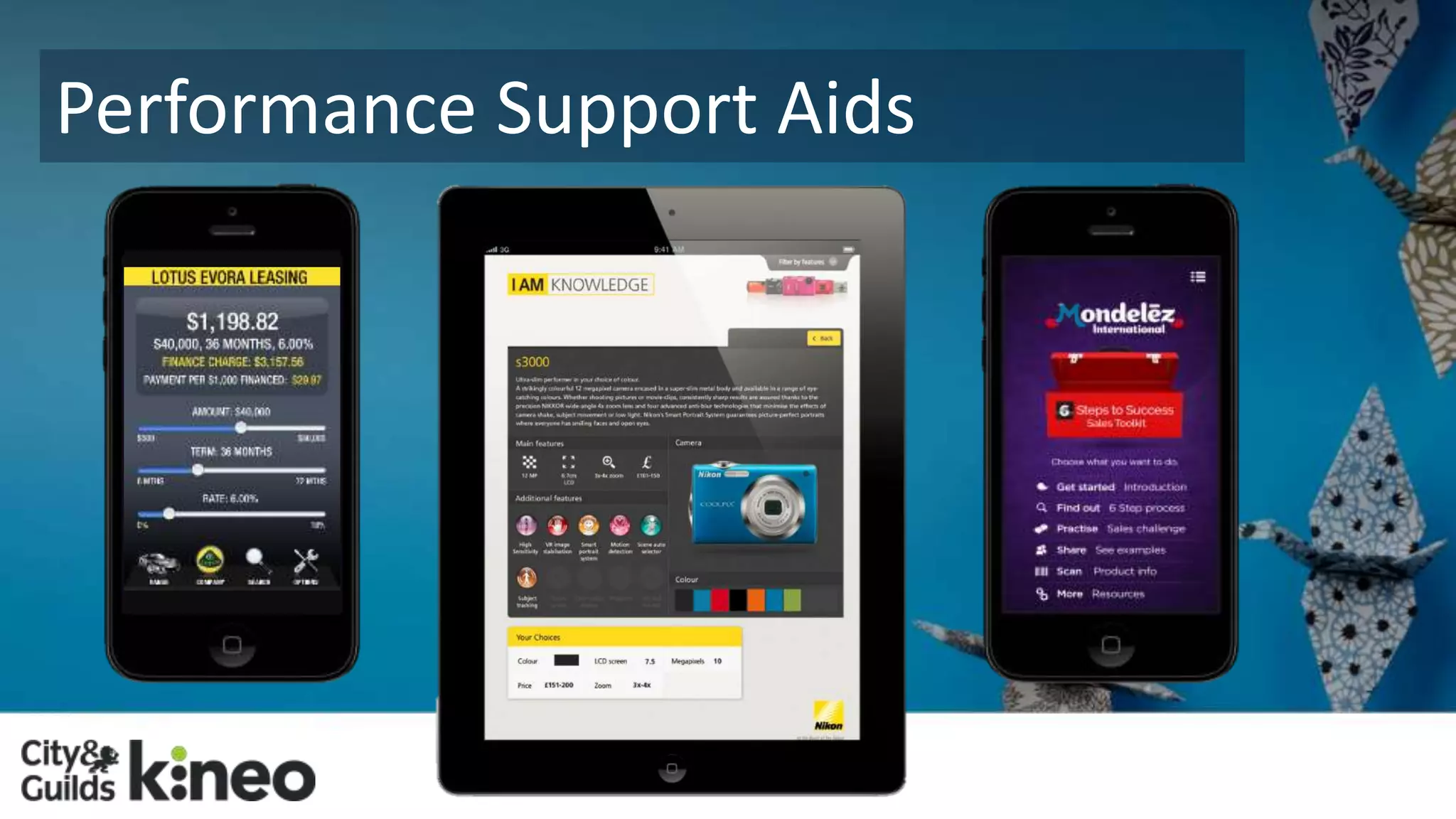 Performance Support Aids 
 