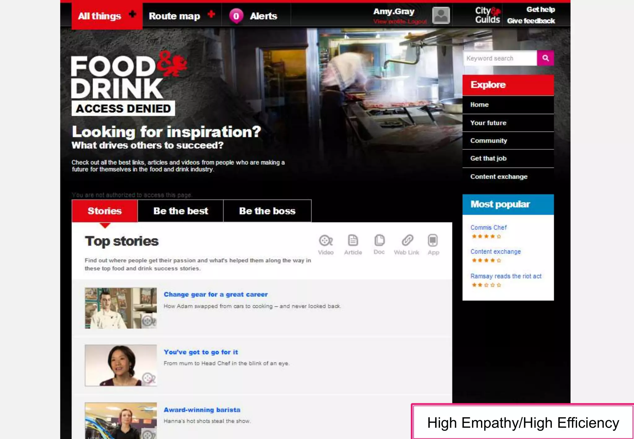 © City & Guilds Kineo. All rights reserved High Empathy/High Eff2i8ciency 
 