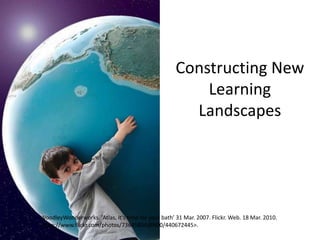 Constructing New LearningLandscapes WoodleyWonderworks. 'Atlas, it's time for your bath’ 31 Mar. 2007. Flickr. Web. 18 Mar. 2010. <http://www.flickr.com/photos/73645804@N00/440672445>. 