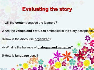 Learning language through stories | PPT