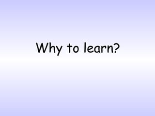 Key to know about learning process & the learner | PPT