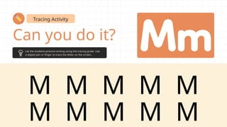 M Using Means Interactive Learning Activities for the Letter M: Phonics, Tracing, and ...
