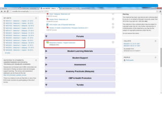 Can we go to moodle and show
our blog forum?
 