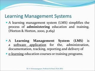 Learning Management System Reference Model Learning Management System and Reference Management krishan.ppt