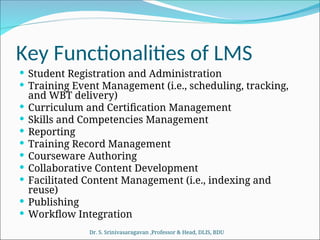 Learning Management System Reference Model Learning Management System Reference Man | PPT