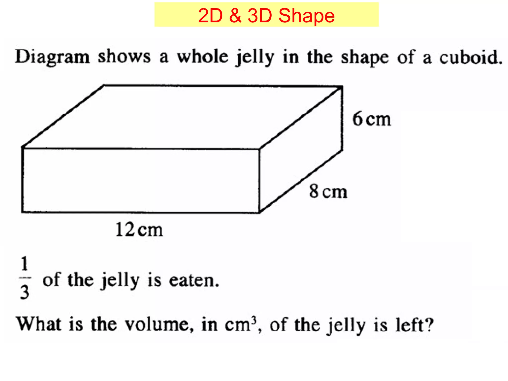 2D & 3D Shape 