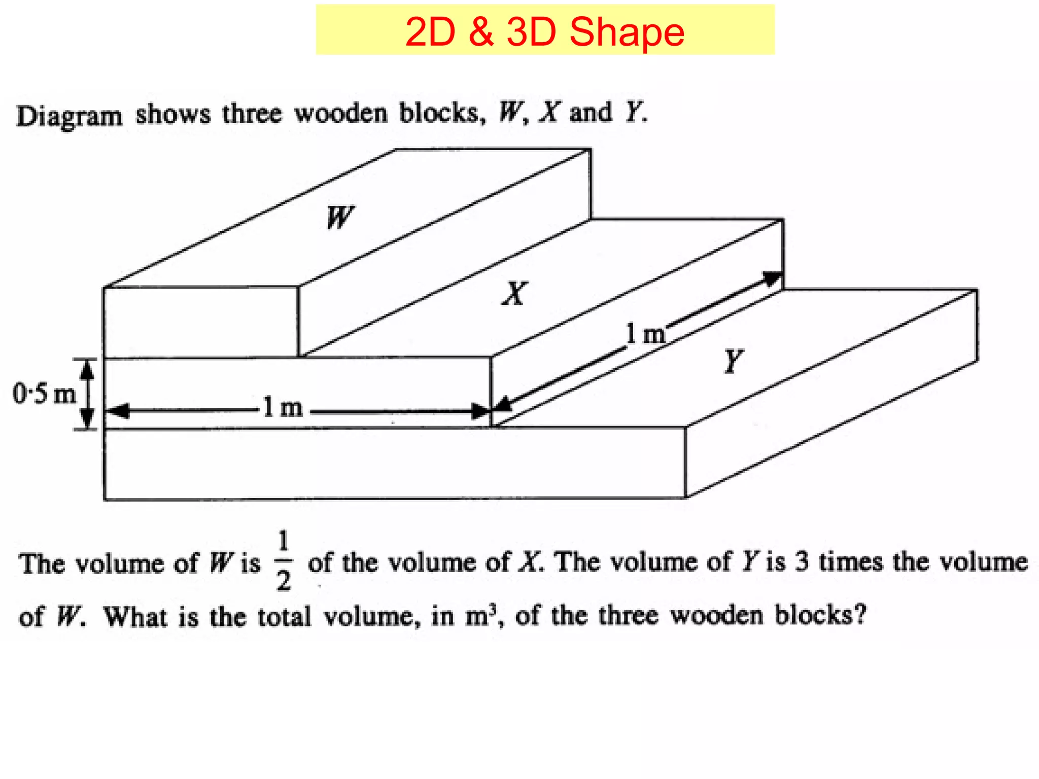 2D & 3D Shape 