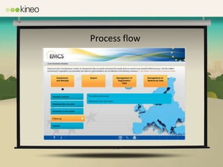 Process flow
 