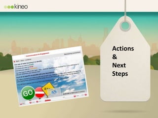 Actions
&
Next
Steps
 