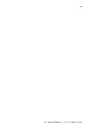 379
LEARNING MODULE IN AGRI-FISHERY ARTS
 