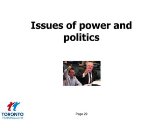 Issues of power and
      politics




        Page 29
 
