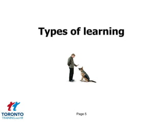 Types of learning




       Page 5
 
