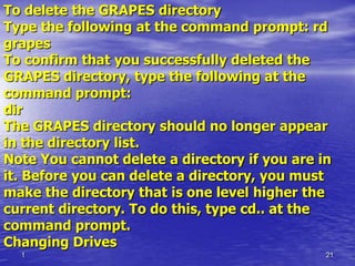 LEARNING MS DOS BASIC | PPSX