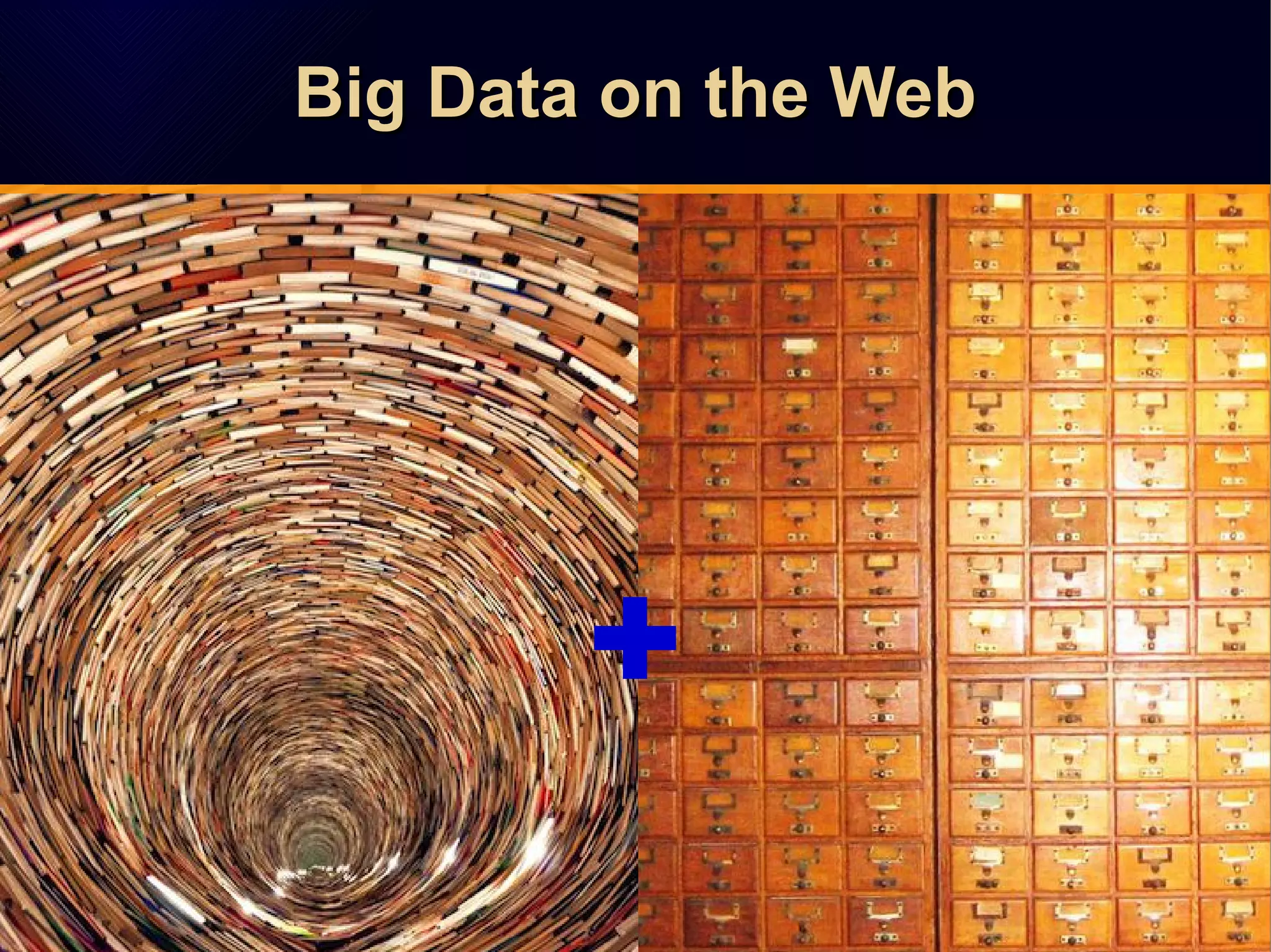 Big Data on the WebBig Data on the WebBig Data on the WebBig Data on the Web
+
 