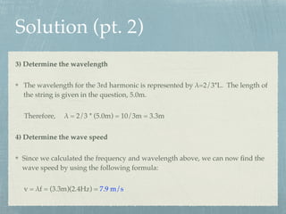 Standing Waves on a String | PDF