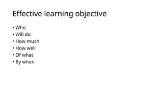 Crafting Effective Learning Objectives Using SMART Criteria and Bloom's ...