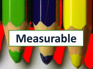 Non-measurable behaviors
are: understand, know, learn.
Do NOT use these verbs when
writing learning objectives.
Examples o...