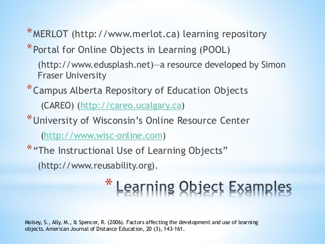 Learning Objects