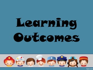 Learning
Outcomes
 
