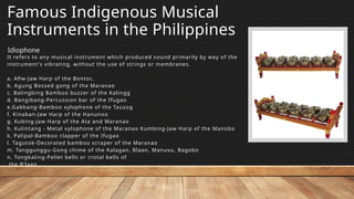 The filipino arts crafts/ Art appreciation | PPTX