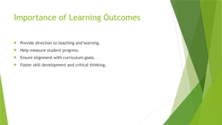 Learning Outcomes and Pedagogies in Schools: Bridging the Gap Between ...