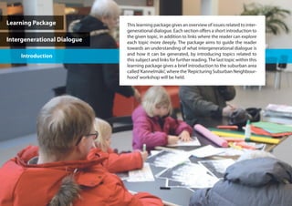 Learning package intergenerational dialogue | PDF