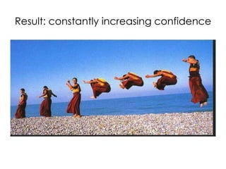 Result: constantly increasing confidence
 