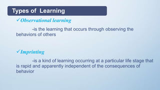 Learning, Perception and Attribution | PPTX