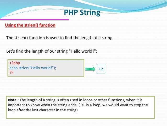 php find string