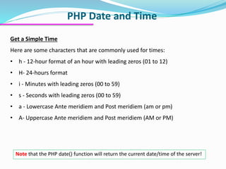 Web Development Course: PHP lecture 2 | PDF