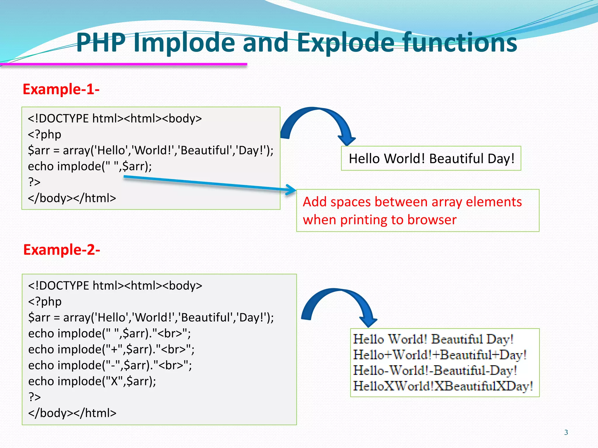 Web Development Course: PHP lecture 4 | PDF | Web Development | Internet