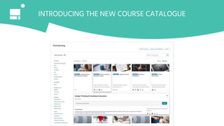 INTRODUCING THE NEW COURSE CATALOGUE
 