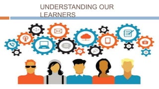 UNDERSTANDING OUR
LEARNERS
 