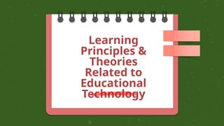Learning Principles and Theories related in Educational Technology.pptx