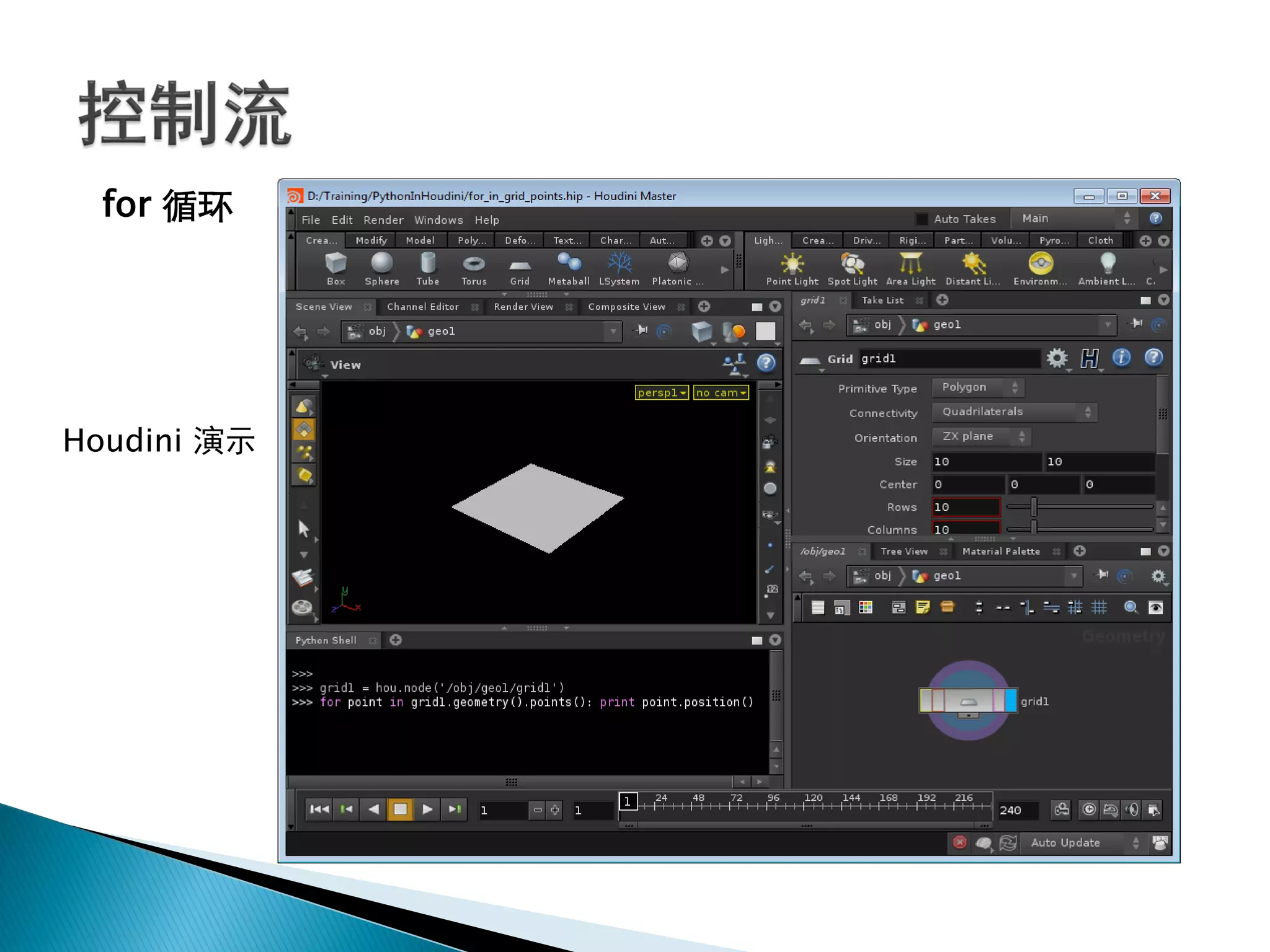 for 循环




Houdini 演示
 