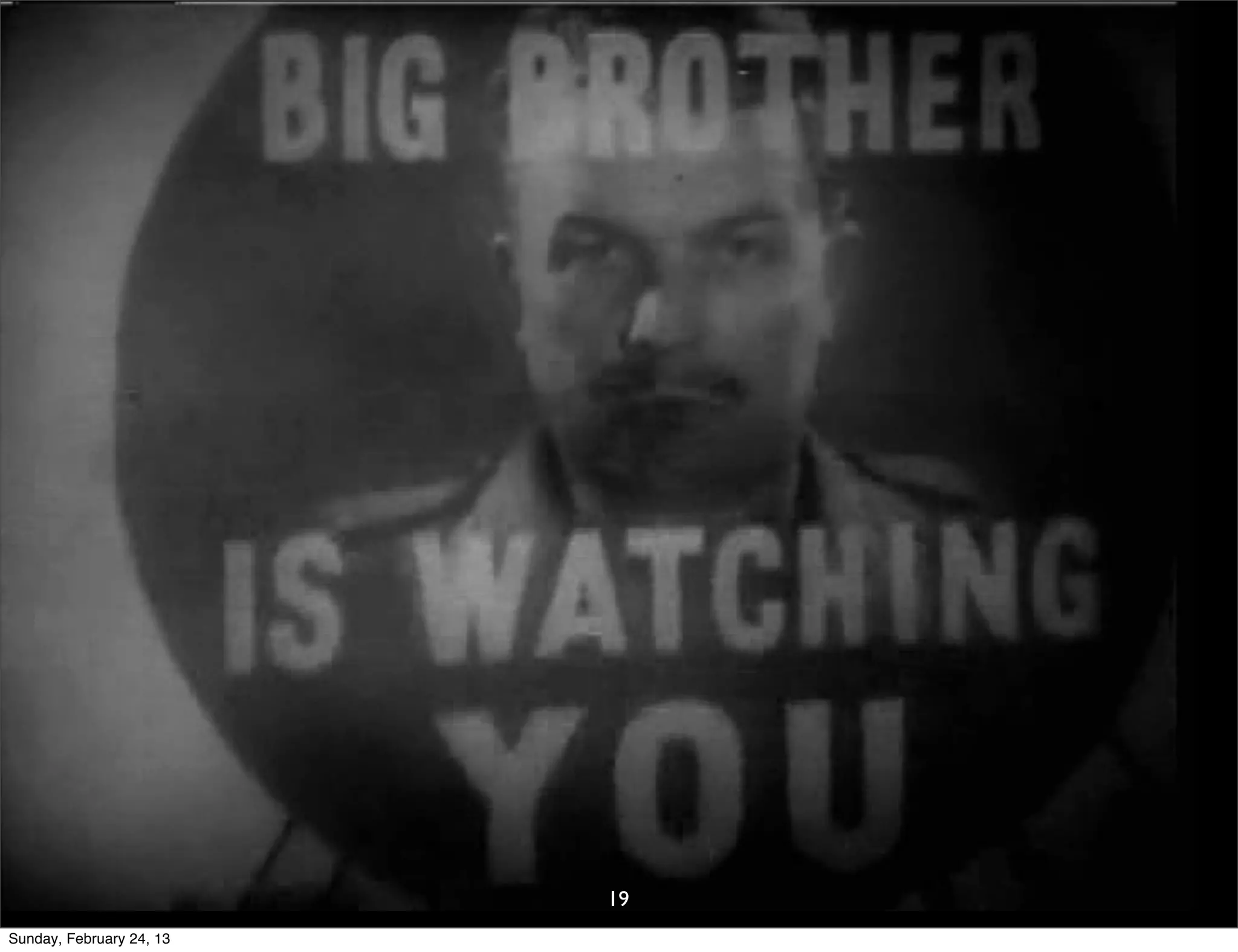 19
Sunday, February 24, 13
 