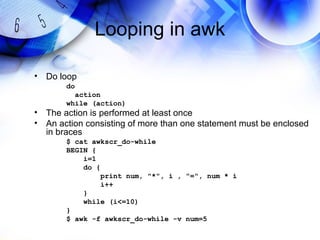 Learning sed and awk | PPT