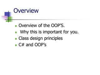 Object Oriented Principle’s | PPTX | Programming Languages | Computing