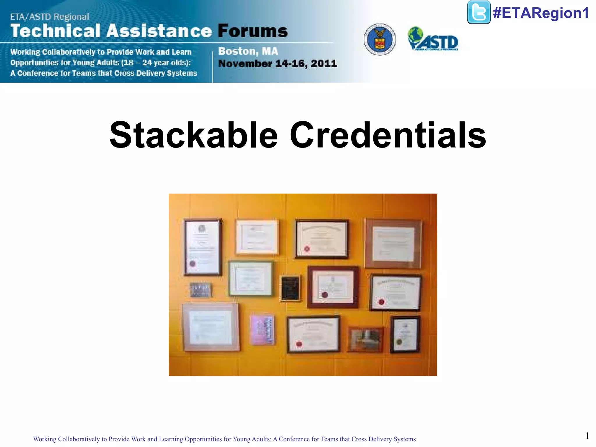 Stackable Credentials 
